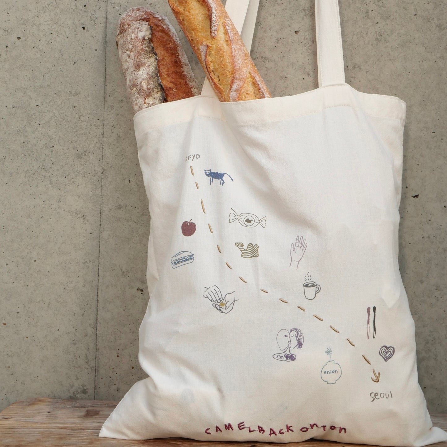 【New】 Stitch Tote Bag