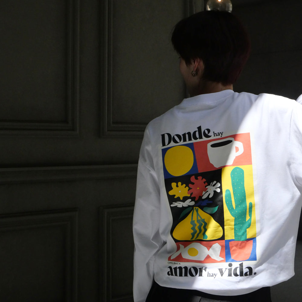 Amore Long-Sleeve Tee - White