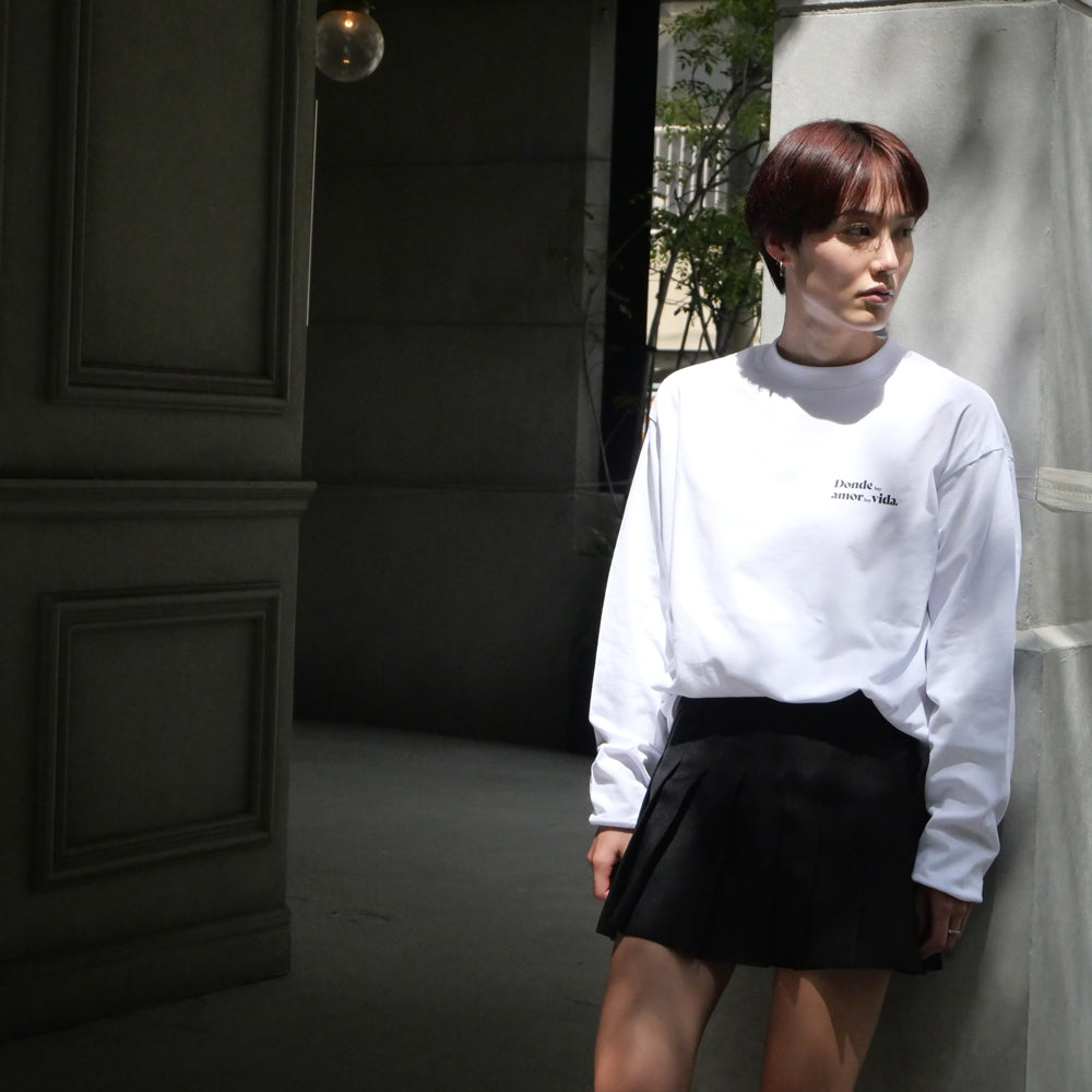 Amore Long-Sleeve Tee - White