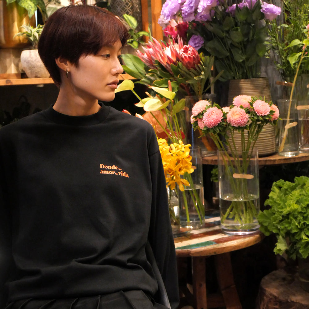 Amore Long-Sleeve Tee - White
