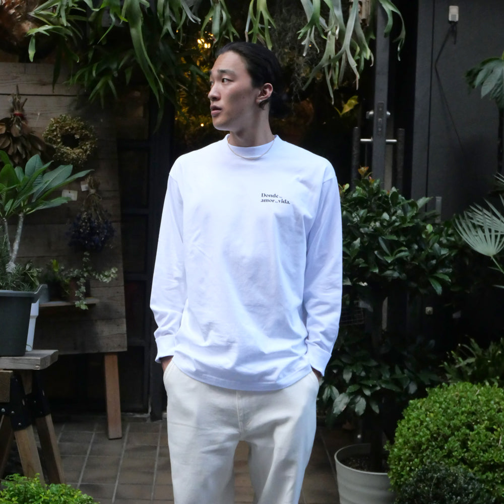 Amore Long-Sleeve Tee - White