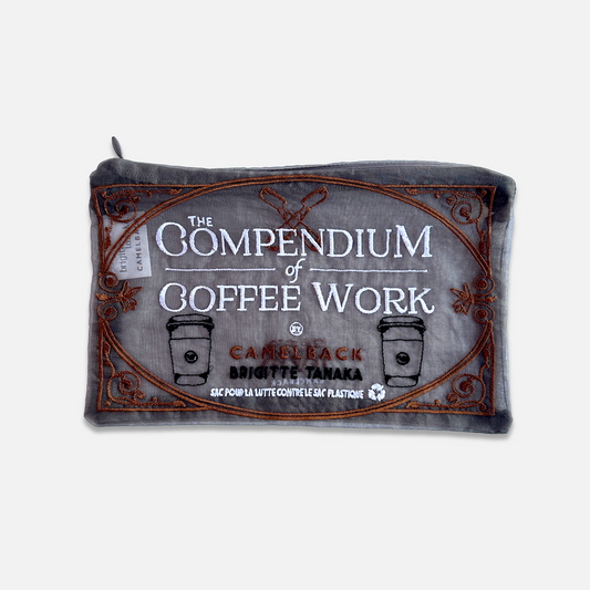 【New】Organdy Utility Pouch - Charcoal Gray