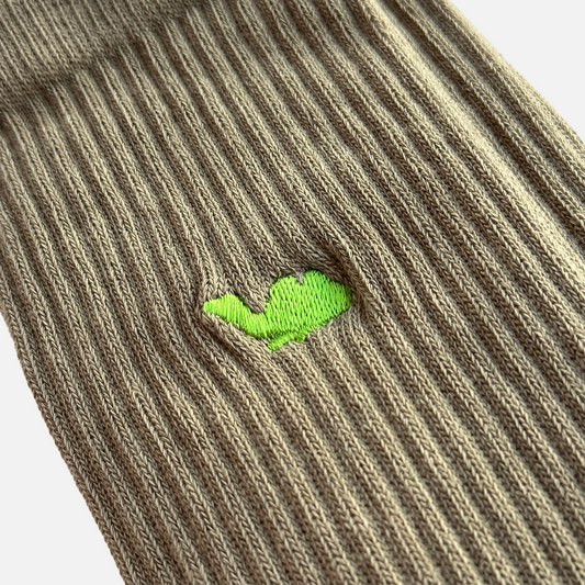 【New】 Plain Socks ‐ Sand Beige