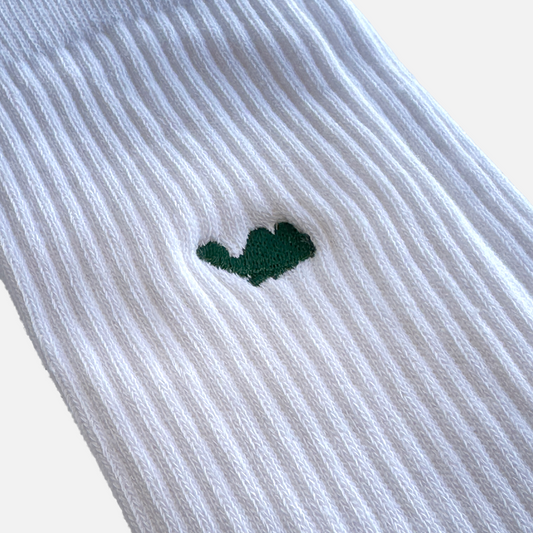 【New】 Plain Socks ‐ White