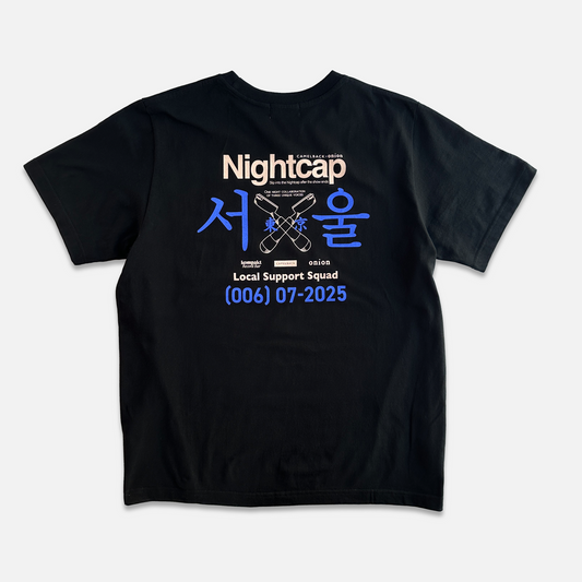 【New】 Nightcap S/S Tee ‐ Black