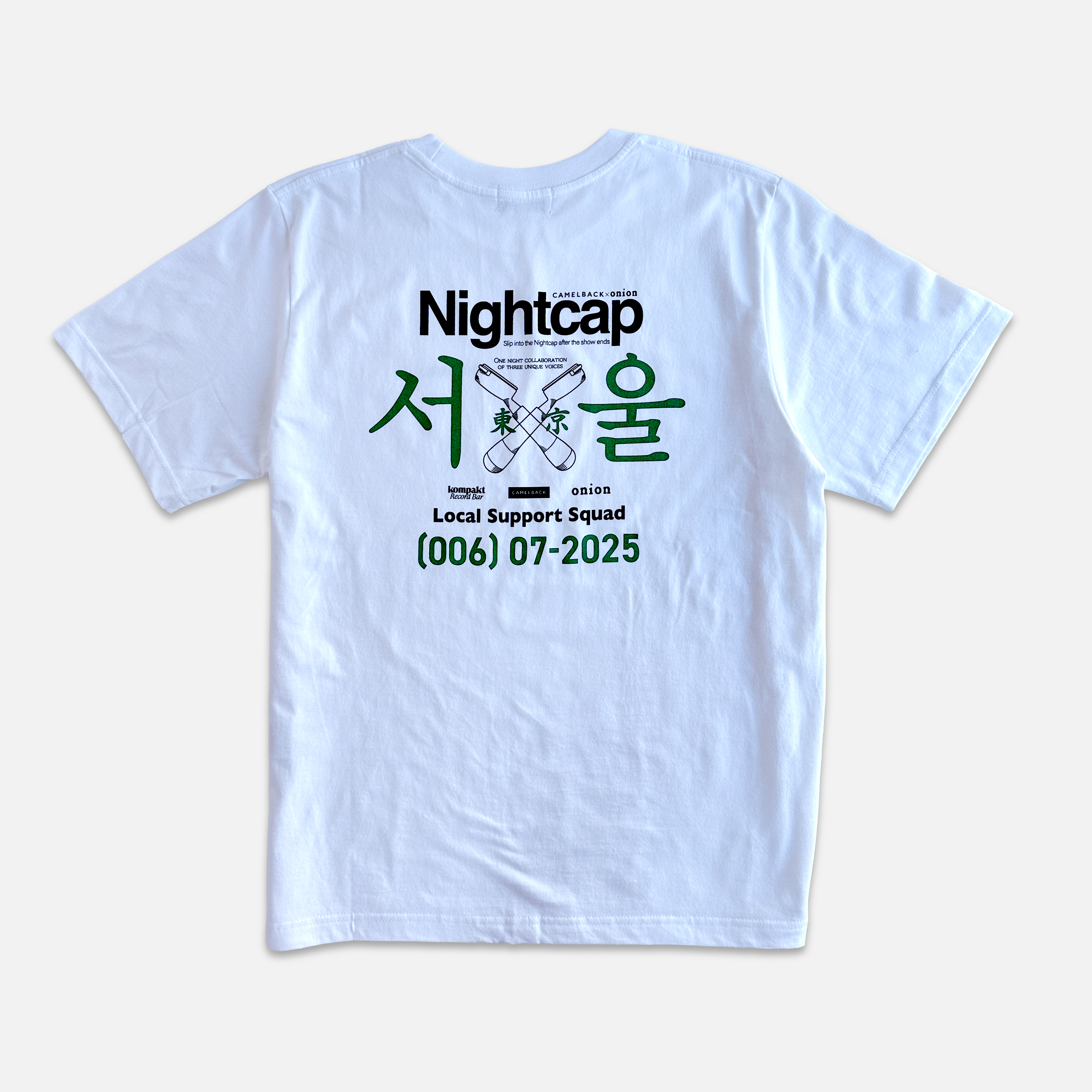 New】 Nightcap S/S Tee - White – CAMELBACK