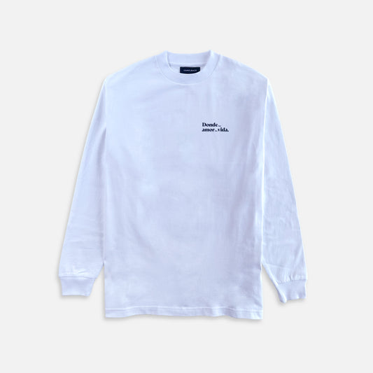 Amore Long-Sleeve Tee - White