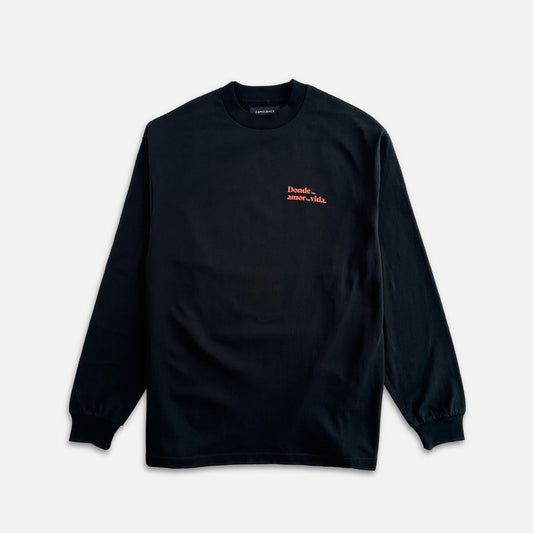 Amore Long-Sleeve Tee - Black