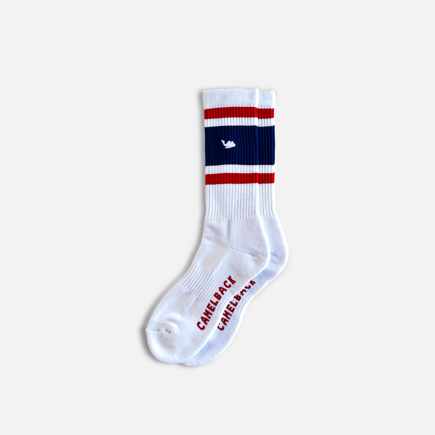 Line Socks ‐ Black × Purple