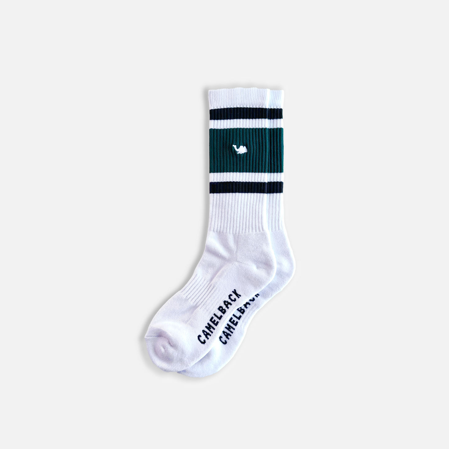 Line Socks ‐ Black × Purple
