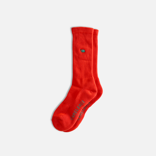 【New】 Plain Socks ‐ Orange