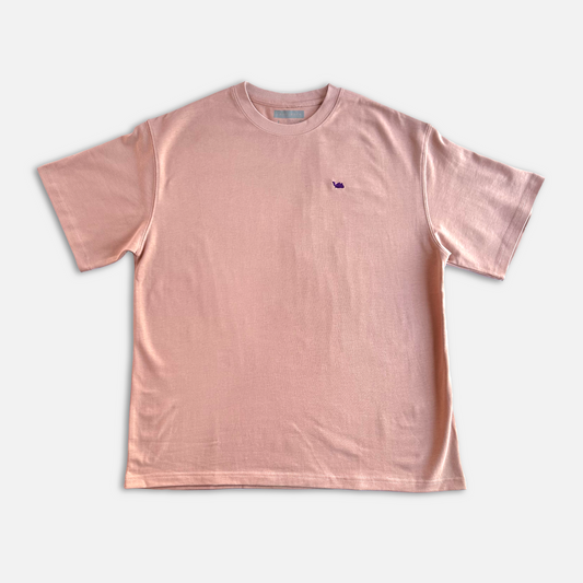 Essential Logo Tee - Apricot pink
