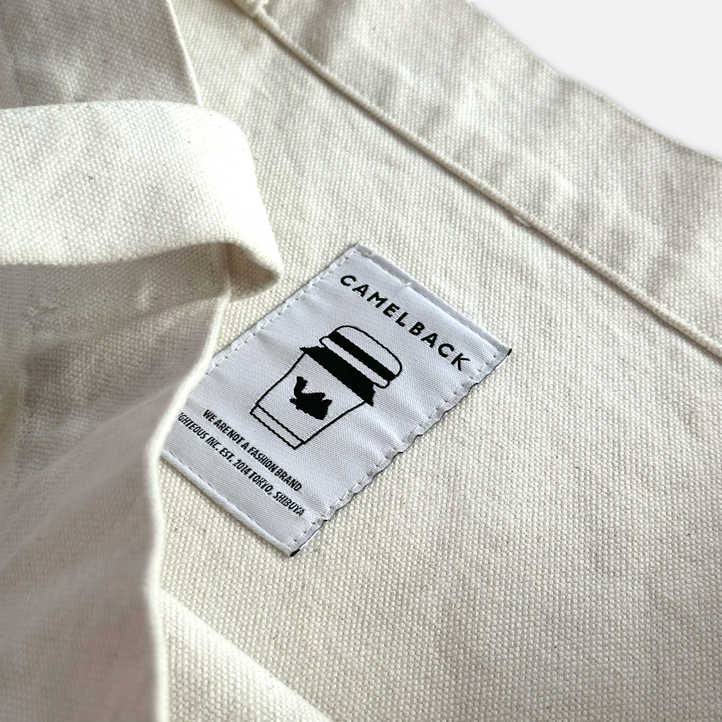 【Discontinued】Camel Doodle Tote Bag - Kinari