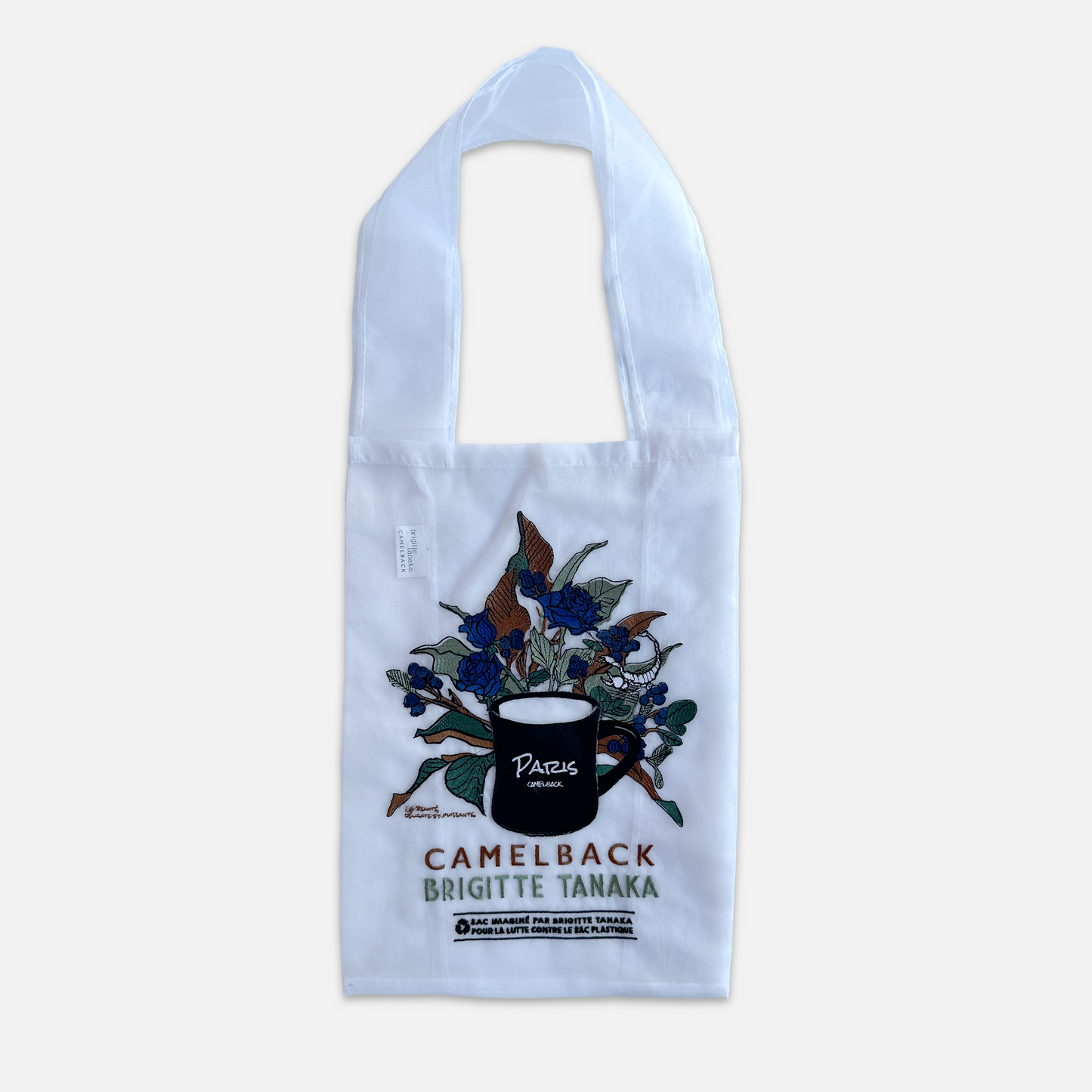 Organdy Bloom Shopping Bag