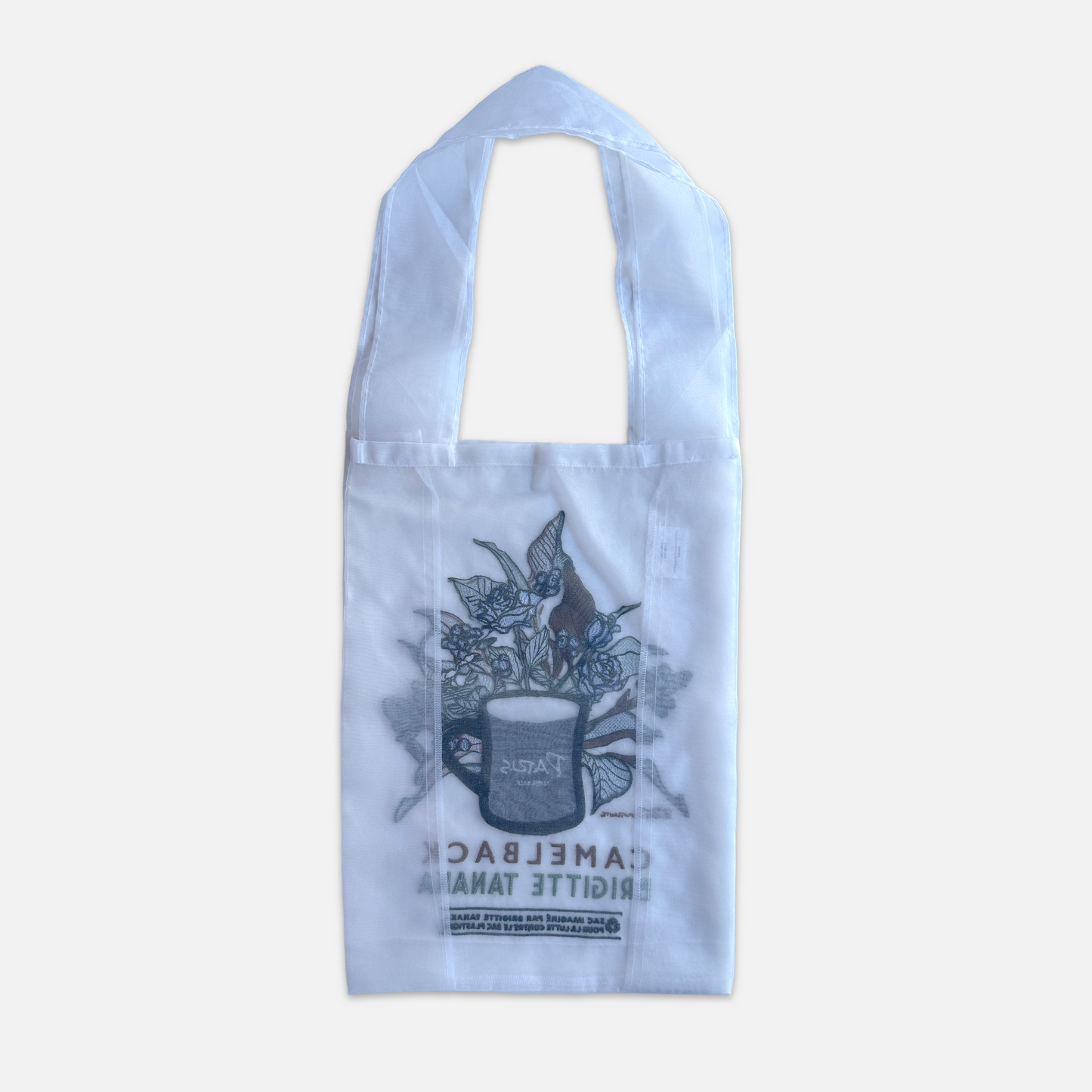 Organdy Bloom Shopping Bag